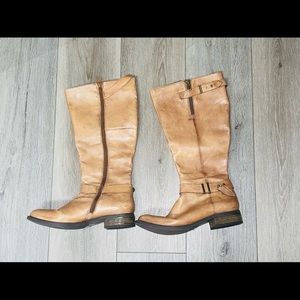 Steve Madden Tall Cognac Boots